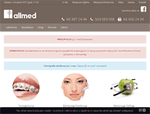 Tablet Screenshot of alldent.com.pl