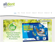 Tablet Screenshot of alldent.com.au